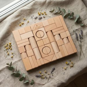 Woodzy Houten-blokkenset 60 delignaturel FSC